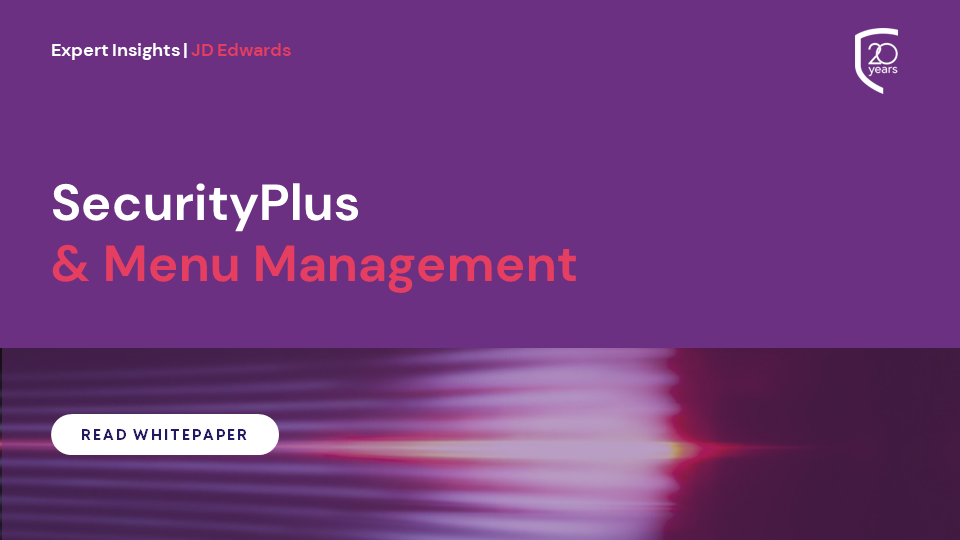 SecurityPlus & Menu Management